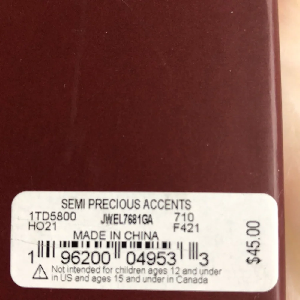 Lucky Brand Necklace With Silver Rose, Black Beads & Turquoise Accents - Picture 6 of 6